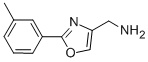 2-M-TOLYL-OXAZOL-4-YL-METHYLAMINE CAS#: 885273-21-2
