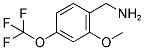 2-METHOXY-4-(TRIFLUOROMETHOXY)BENZYLAMINE CAS#: 886761-62-2