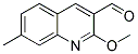 2-METHOXY-7-METHYL-QUINOLINE-3-CARBALDEHYDE CAS#: 842972-37-6