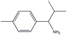 2-METHYL-1-(4-METHYLPHENYL)PROPYLAMINE CAS#: 860701-51-5