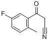 2-METHYL-5-FLUOROBENZOYLACETONITRILE CAS#: 884504-23-8