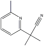 2-Methyl-2-(6-methylpyridin-2-yl)propanenitrile CAS#: 878744-13-9