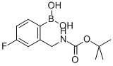 2-(N-Boc-aminomethyl)-4-fluorophenylboronic acid CAS#: 850568-64-8