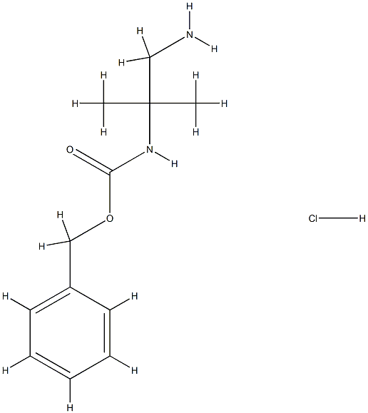 2-N-Cbz-2-methylpropane-1,2-diamine-HCl CAS#: 850033-67-9