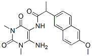 2-Naphthaleneacetamide, N-(6-amino-1,2,3,4-tetrahydro-1,3-dimethyl-2,4-dioxo-5-pyrimidinyl)-6-methoxy--alpha--methyl- CAS#: 872051-98-4