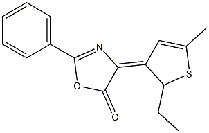 2-Oxazolin-5-one, 4-(2,5-dimethyl-3-thenylidene)-2-phenyl- (5CI) CAS#: 855414-10-7