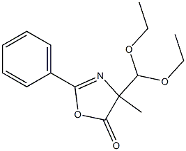 2-Oxazolin-5-one, 4-(diethoxymethyl)-4-methyl-2-phenyl- (5CI) CAS#: 855416-29-4