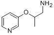 2-(PYRIDIN-3-YLOXY)PROPYLAMINE CAS#: 886763-53-7