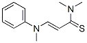 2-Propenethioamide, N,N-dimethyl-3-(methylphenylamino)- CAS#: 865294-09-3