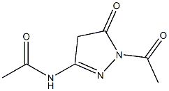 2-Pyrazolin-5-one, 3-acetamido-1-acetyl- (5CI) CAS#: 857183-80-3