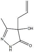 2-Pyrazolin-5-one, 4-allyl-4-hydroxy-3-methyl- (5CI) CAS#: 857985-31-0