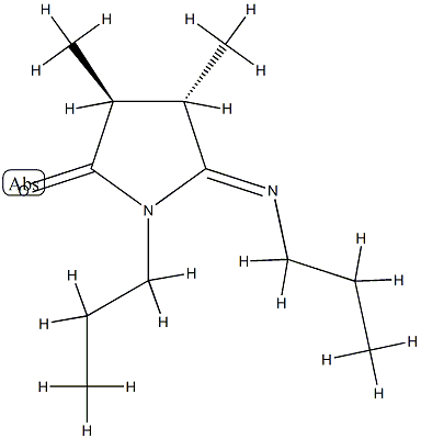 2-Pyrrolidinone,3,4-dimethyl-1-propyl-5-(propylimino)-,(3R,4R,5E)-rel-(9CI) CAS#: 819800-30-1