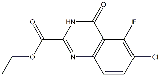 2-Quinazolinecarboxylic acid, 6-chloro-5-fluoro-3,4-dihydro-4-oxo-, ethyl ester CAS#: 869297-83-6