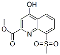 2-Quinolinecarboxylic acid, 4-hydroxy-8-(methylsulfonyl)-, methyl ester CAS#: 849022-00-0
