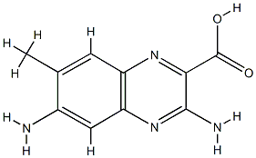 2-Quinoxalinecarboxylicacid,3,6-diamino-7-methyl-(9CI) CAS#: 817165-71-2