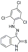 2-THIOXO-1,2-DIHYDRO-3H-INDOL-3-ONE N-(2,4,6-TRICHLOROPHENYL)HYDRAZONE CAS#: 862665-28-9