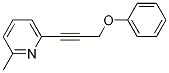 2-methyl-6-(3-phenoxyprop-1-yn-1-yl)pyridine CAS#: 851854-38-1