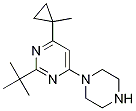 2-tert-butyl-4-(1-Methylcyclopropyl)-6-(piperazin-1-yl)pyriMidine CAS#: 876028-69-2