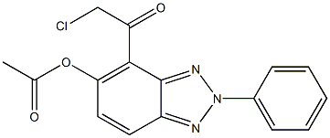 2,1,3-Benzotriazol-5-ol, 4-chloroacetyl-2-phenyl-, acetate (3CI) CAS#: 860591-26-0