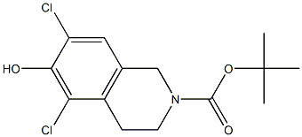 2(1H)-Isoquinolinecarboxylic acid, 5,7-dichloro-3,4-dihydro-6-hydroxy-, 1,1-dimethylethyl ester CAS#: 851784-76-4