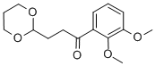 2',3'-DIMETHOXY-3-(1,3-DIOXAN-2-YL)PROPIOPHENONE CAS#: 884504-40-9