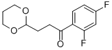 2',4'-DIFLUORO-3-(1,3-DIOXAN-2-YL)PROPIOPHENONE CAS#: 884504-25-0