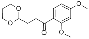 2',4'-DIMETHOXY-3-(1,3-DIOXAN-2-YL)PROPIOPHENONE CAS#: 884504-41-0