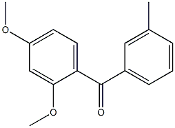(2,4-Dimethoxyphenyl)-(3-methylphenyl)-methanone CAS#: 854025-57-3