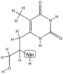2,4(1H,3H)-Pyrimidinedione,6-(2,3-dihydroxypropyl)-5-methyl-(9CI) CAS#: 820966-05-0