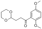 2',5'-DIMETHOXY-3-(1,3-DIOXAN-2-YL)PROPIOPHENONE CAS#: 884504-42-1