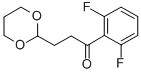 2',6'-DIFLUORO-3-(1,3-DIOXAN-2-YL)-PROPIOPHENONE CAS#: 884504-27-2