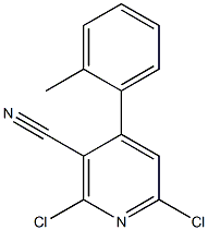 2,6-dichloro-4-(o-tolyl)nicotinonitrile CAS#: 873443-66-4