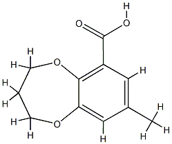 2H-1,5-Benzodioxepin-6-carboxylicacid,3,4-dihydro-8-methyl-(9CI) CAS#: 819800-57-2