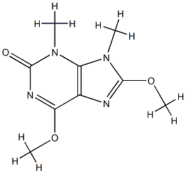 2H-Purin-2-one,3,9-dihydro-6,8-dimethoxy-3,9-dimethyl-(9CI) CAS#: 817631-45-1
