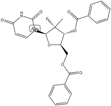 (2'R)-2'-Deoxy-2'-fluoro-2'-Methyl-uridine 3',5'-dibenzoate CAS#: 863329-65-1