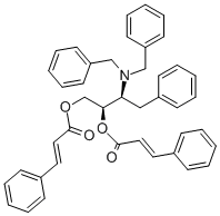 (2R,3S)-O,O-DICINAMOYL-3-DIBENZYLAMINO-4-PHENYLBUTANE-1,2-DIOL CAS#: 871948-90-2