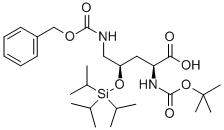(2S,4R)-5-BENZYLOXYCARBONYLAMINO-2-TERT-BUTOXYCARBONYLAMINO-4-TRIISOPROPYLSILANYLOXY-PENTANOIC ACID CAS#: 850996-84-8