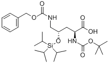 (2S,4S)-5-BENZYLOXYCARBONYLAMINO-2-TERT-BUTOXYCARBONYLAMINO-4-TRIISOPROPYLSILANYLOXY-PENTANOIC ACID CAS#: 850996-85-9