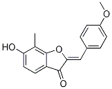 (2Z)-6-Hydroxy-2-(4-methoxybenzylidene)-7-methyl-1-benzofuran-3(2H)-one CAS#: 859663-74-4