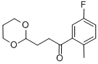 3-(1,3-DIOXAN-2-YL)-5'-FLUORO-2'-METHYLPROPIOPHENONE CAS#: 884504-39-6