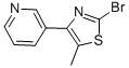 3-(2-BROMO-5-METHYL-THIAZOL-4-YL)-PYRIDINE CAS#: 886370-98-5