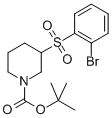 3-(2-BROMO-BENZENESULFONYL)-PIPERIDINE-1-CARBOXYLIC ACID TERT-BUTYL ESTER CAS#: 887590-07-0
