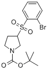 3-(2-BROMO-BENZENESULFONYL)-PYRROLIDINE-1-CARBOXYLIC ACID TERT-BUTYL ESTER CAS#: 887587-58-8