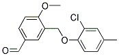 3-(2-CHLORO-4-METHYL-PHENOXYMETHYL)-4-METHOXY-BENZALDEHYDE CAS#: 832739-57-8