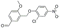 3-(2-CHLORO-4-NITRO-PHENOXYMETHYL)-4-METHOXY-BENZALDEHYDE CAS#: 832739-80-7