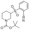 3-(2-CYANO-BENZENESULFONYL)-PIPERIDINE-1-CARBOXYLIC ACID TERT-BUTYL ESTER CAS#: 887590-03-6