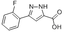 3-(2-FLUOROPHENYL)-1H-PYRAZOLE-5-CARBOXYLIC ACID CAS#: 859155-87-6