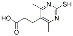 3-(2-MERCAPTO-4,6-DIMETHYLPYRIMIDIN-5-YL)PROPANOIC ACID CAS#: 847744-19-8