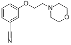 3-(2-MORPHOLIN-4-YLETHOXY)BENZONITRILE CAS#: 857284-09-4