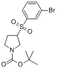 3-(3-BROMO-BENZENESULFONYL)-PYRROLIDINE-1-CARBOXYLIC ACID TERT-BUTYL ESTER CAS#: 887587-62-4